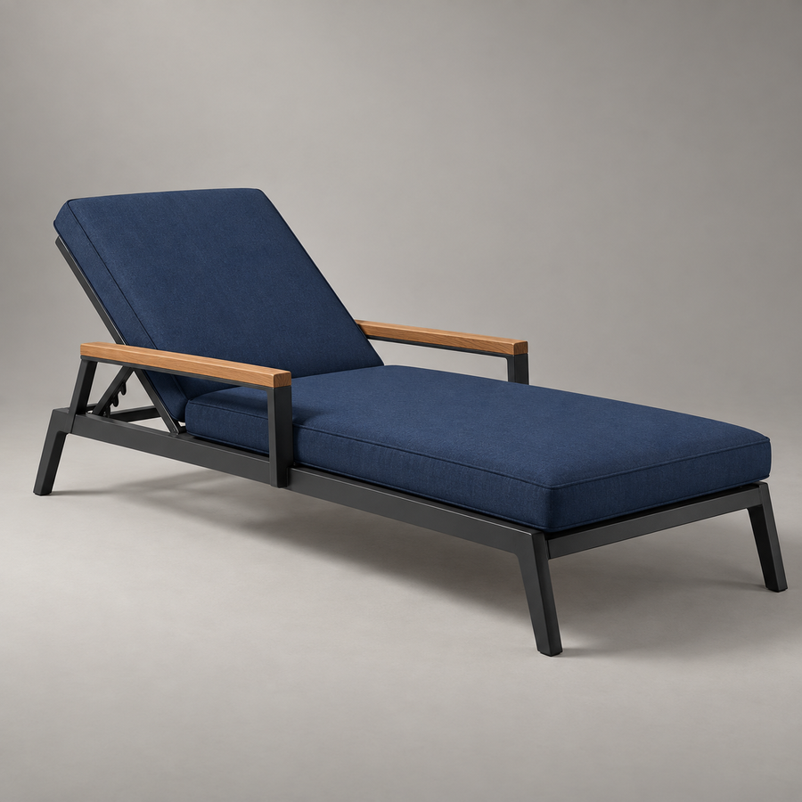 Havenfold Outdoor Lounger complete product view