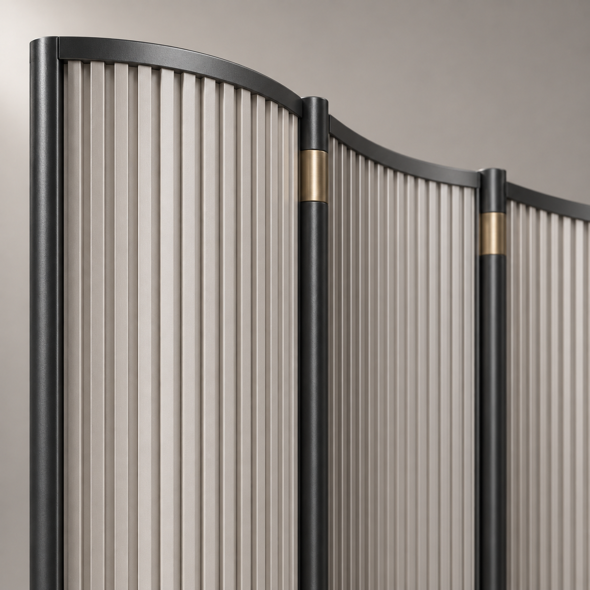 Tidal Arc Patio Screen material and construction detail