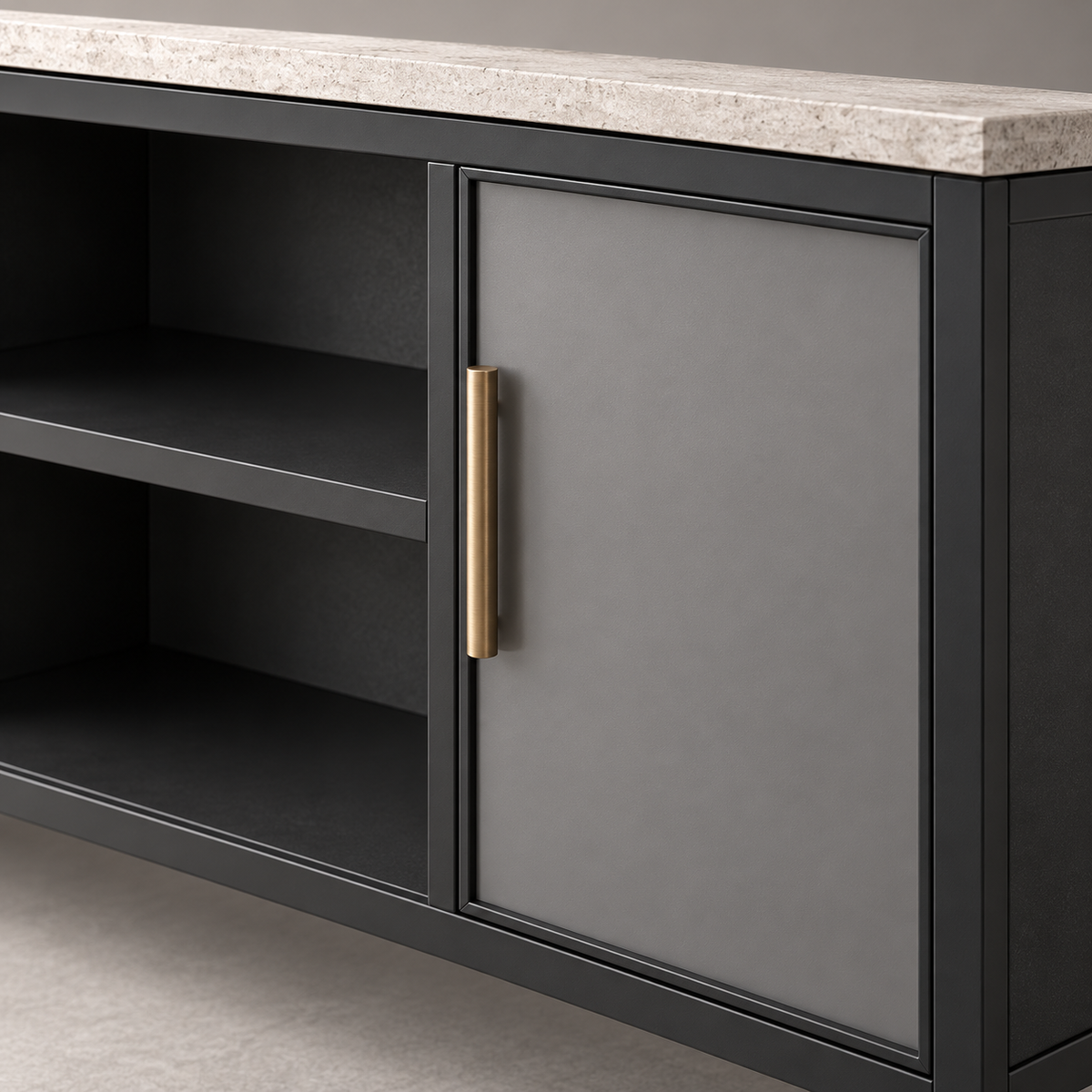 Coastline Dining Console material and construction detail