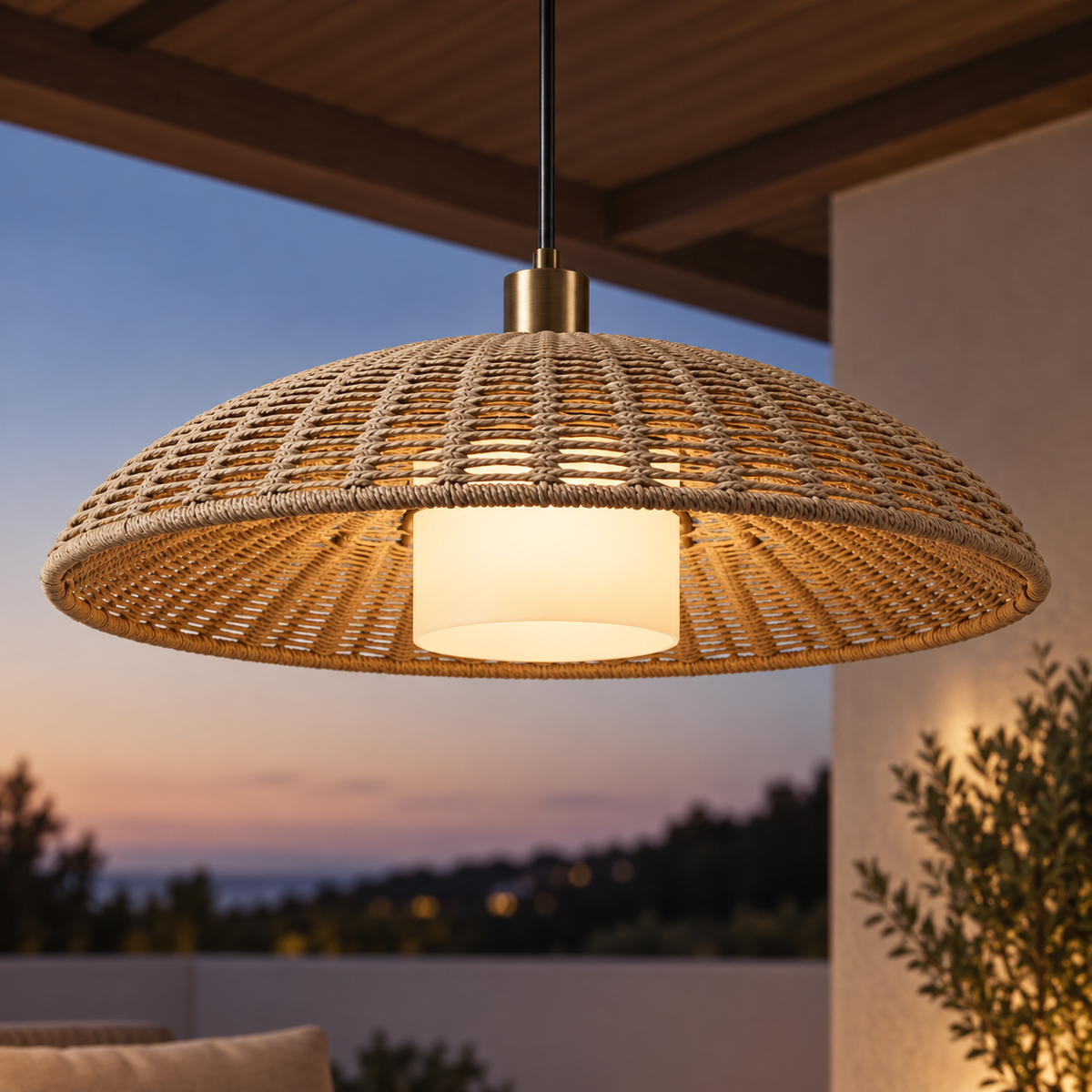 Driftline Pendant Canopy Light material and construction detail