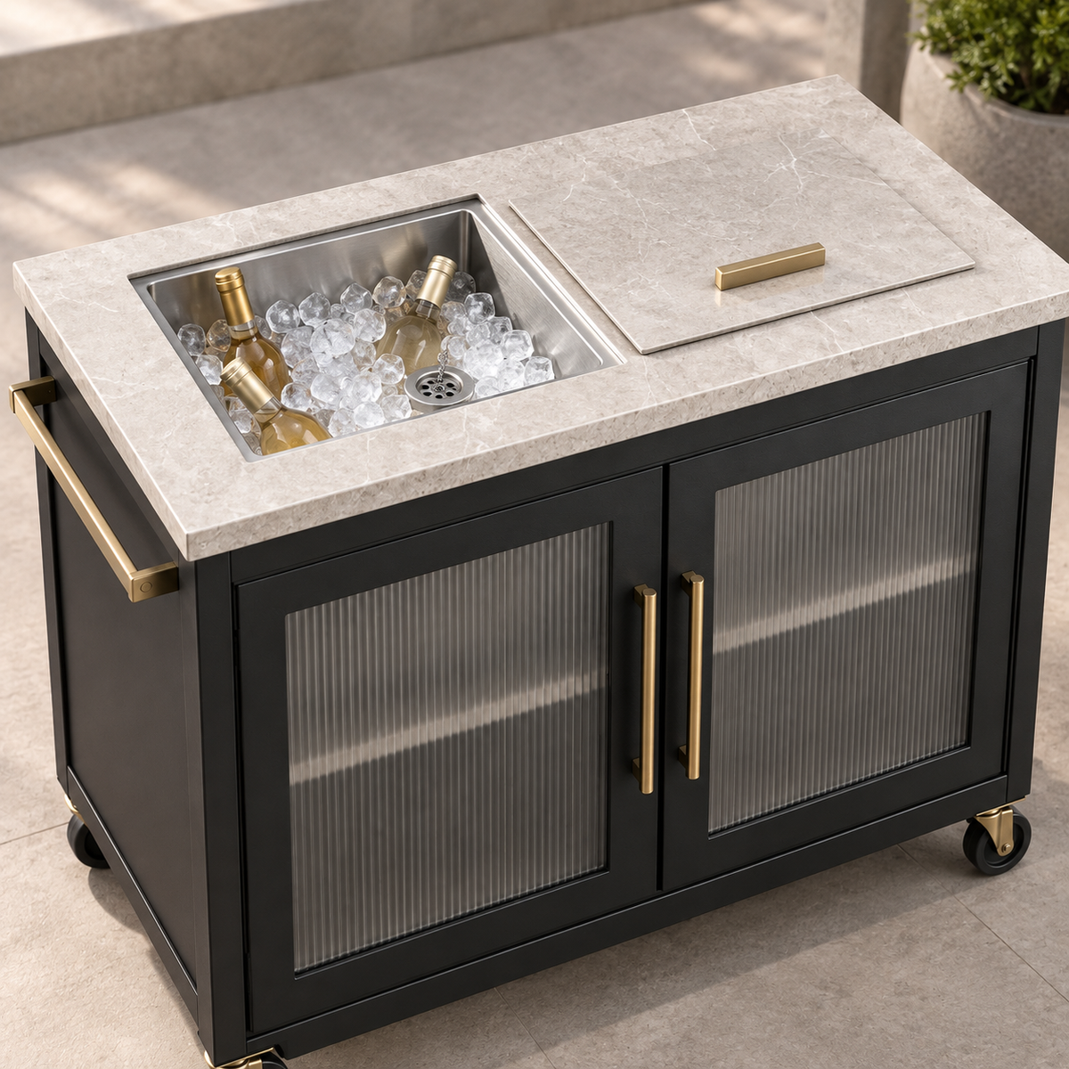 Estuary Beverage Station material and construction detail