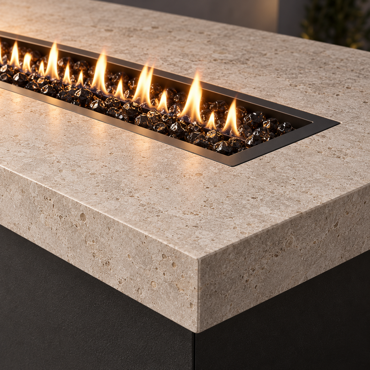 Lumen Hearth Table material and construction detail
